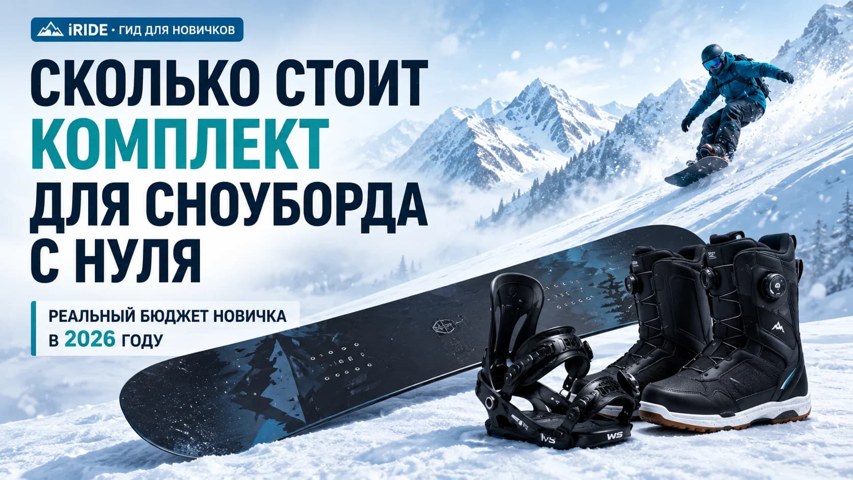 Комплект для сноуборда с нуля: реальный бюджет и что купить