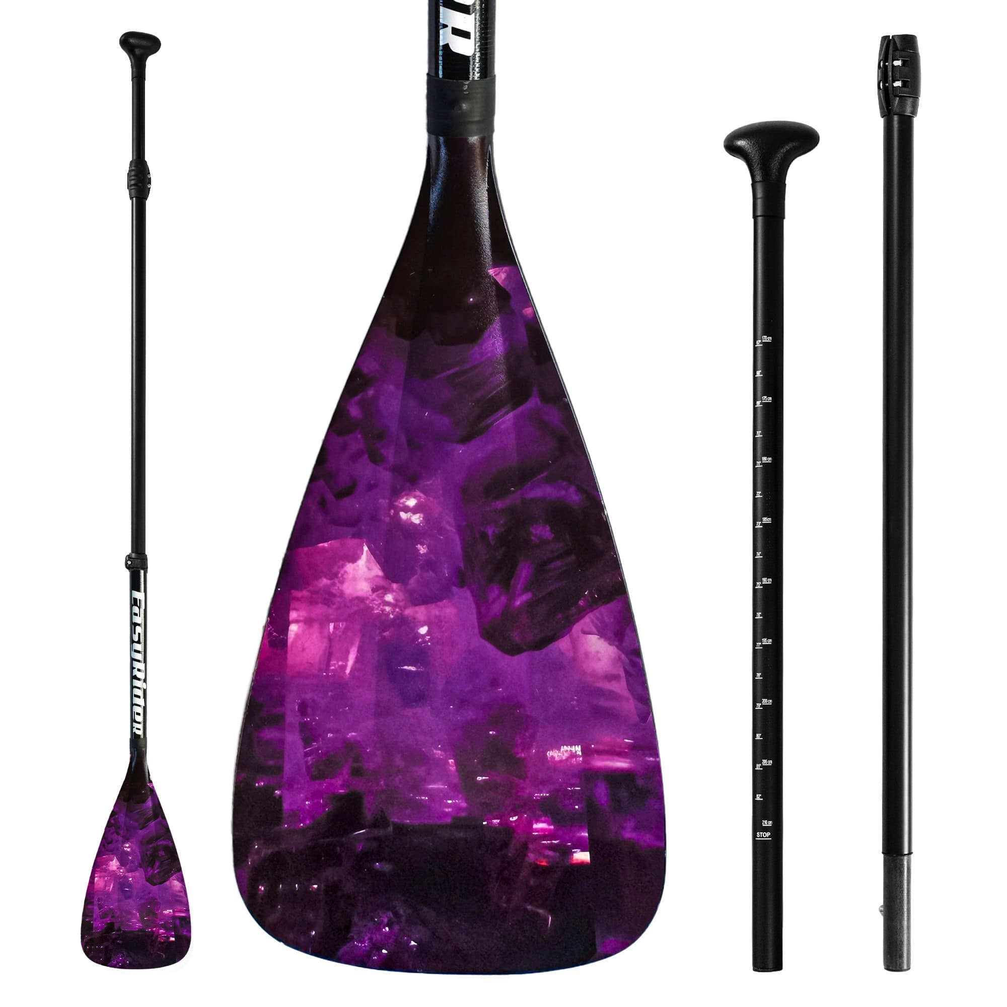 Весло (стекловолокно) EasyRider Amethyst три секции - Аксессуары для сап досок | iRide shop