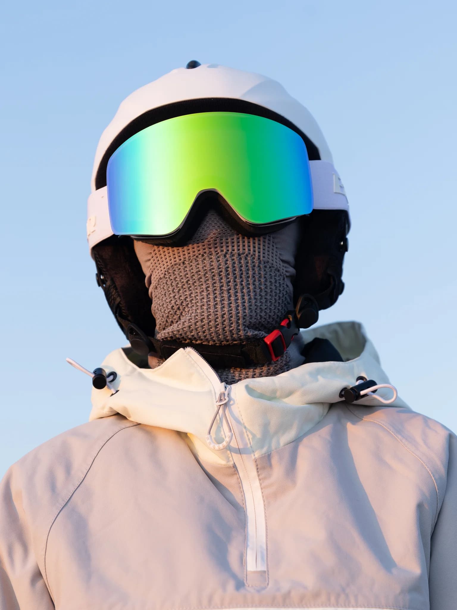 Маска горнолыжная EasyRider WHITE цвет зеленый - Маски горнолыжные | iRide shop