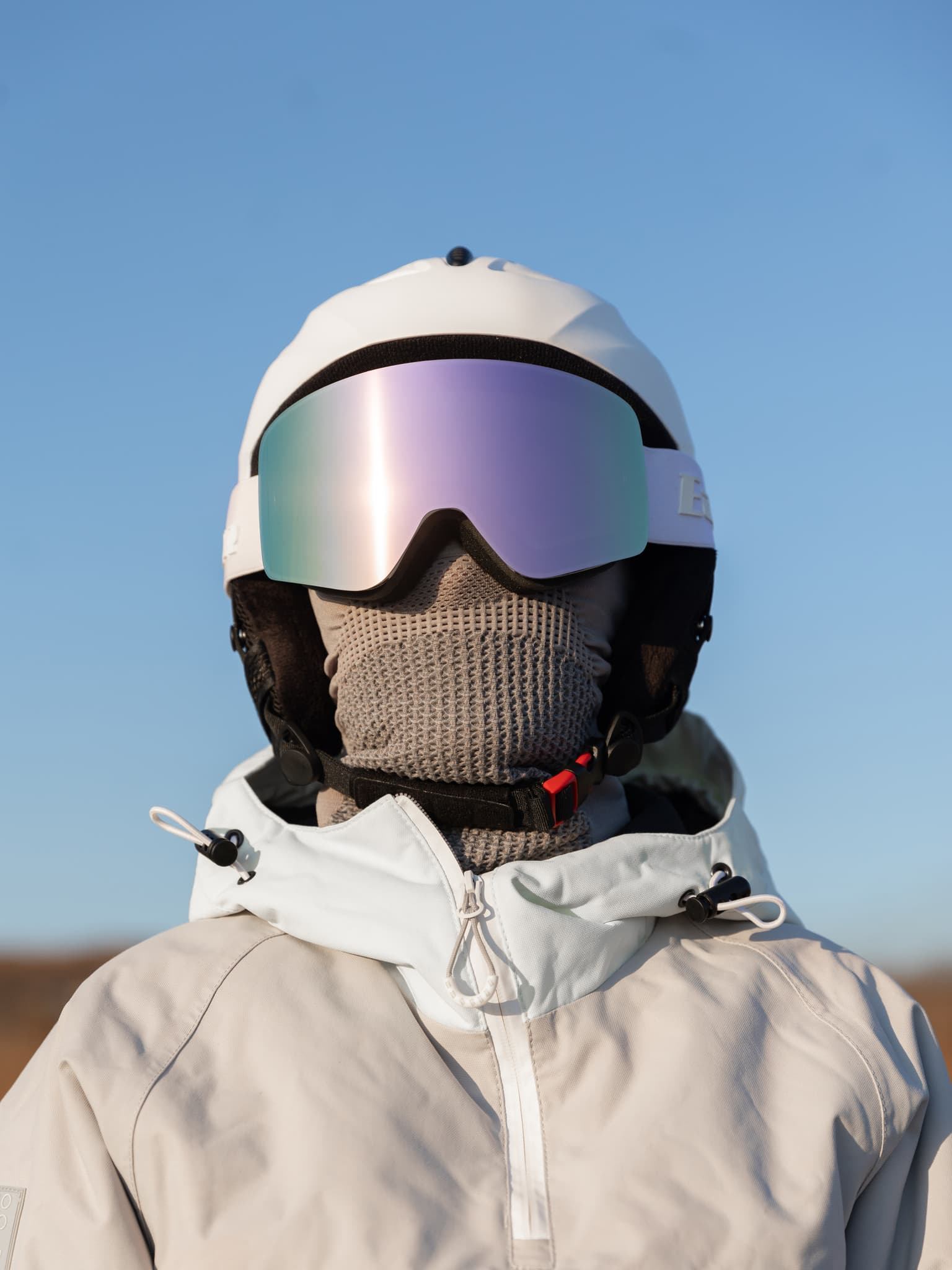 Маска горнолыжная EasyRider WHITE цвет серый - Маски горнолыжные | iRide shop