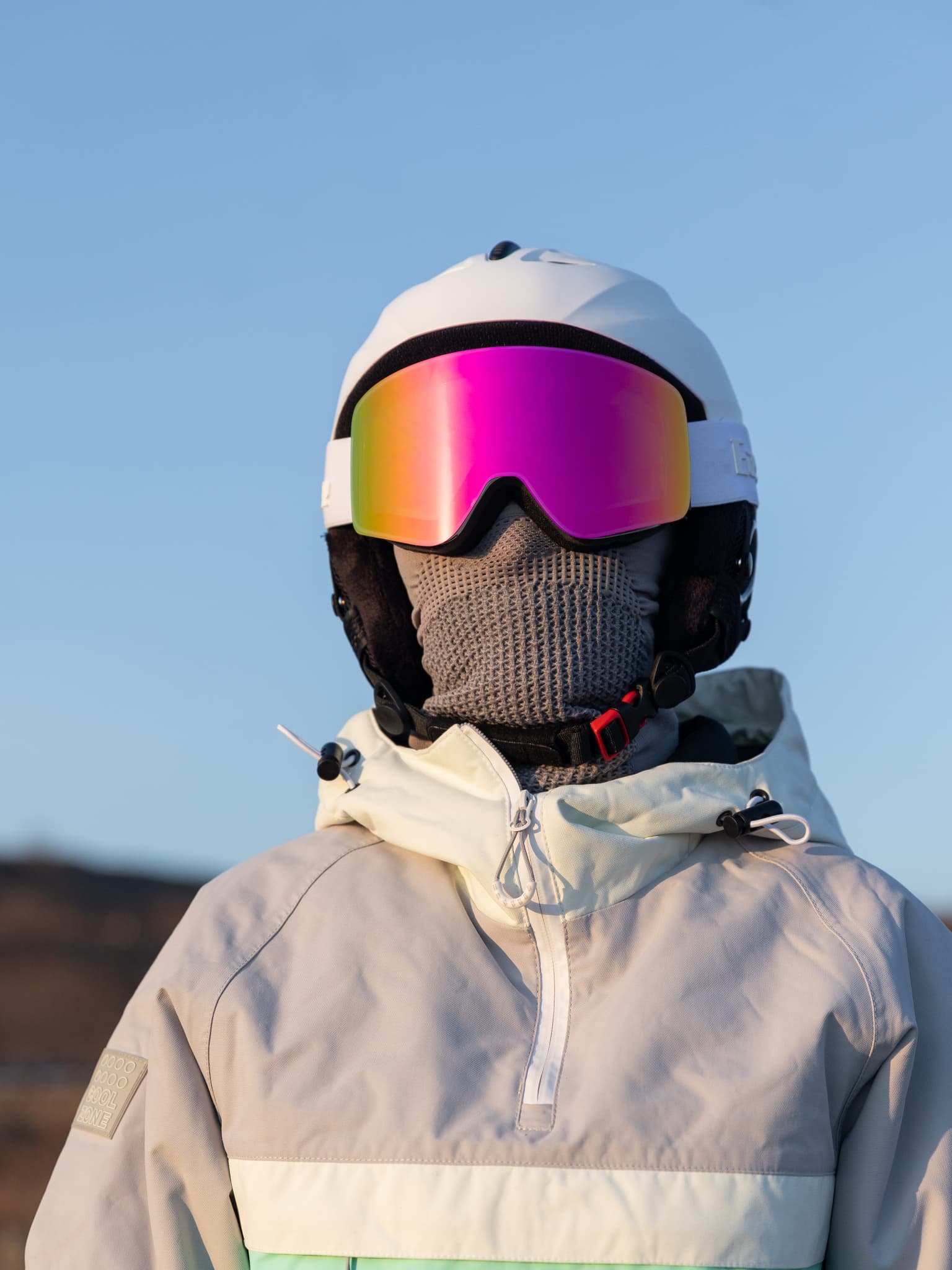 Маска горнолыжная EasyRider WHITE цвет розовый - Маски горнолыжные | iRide shop