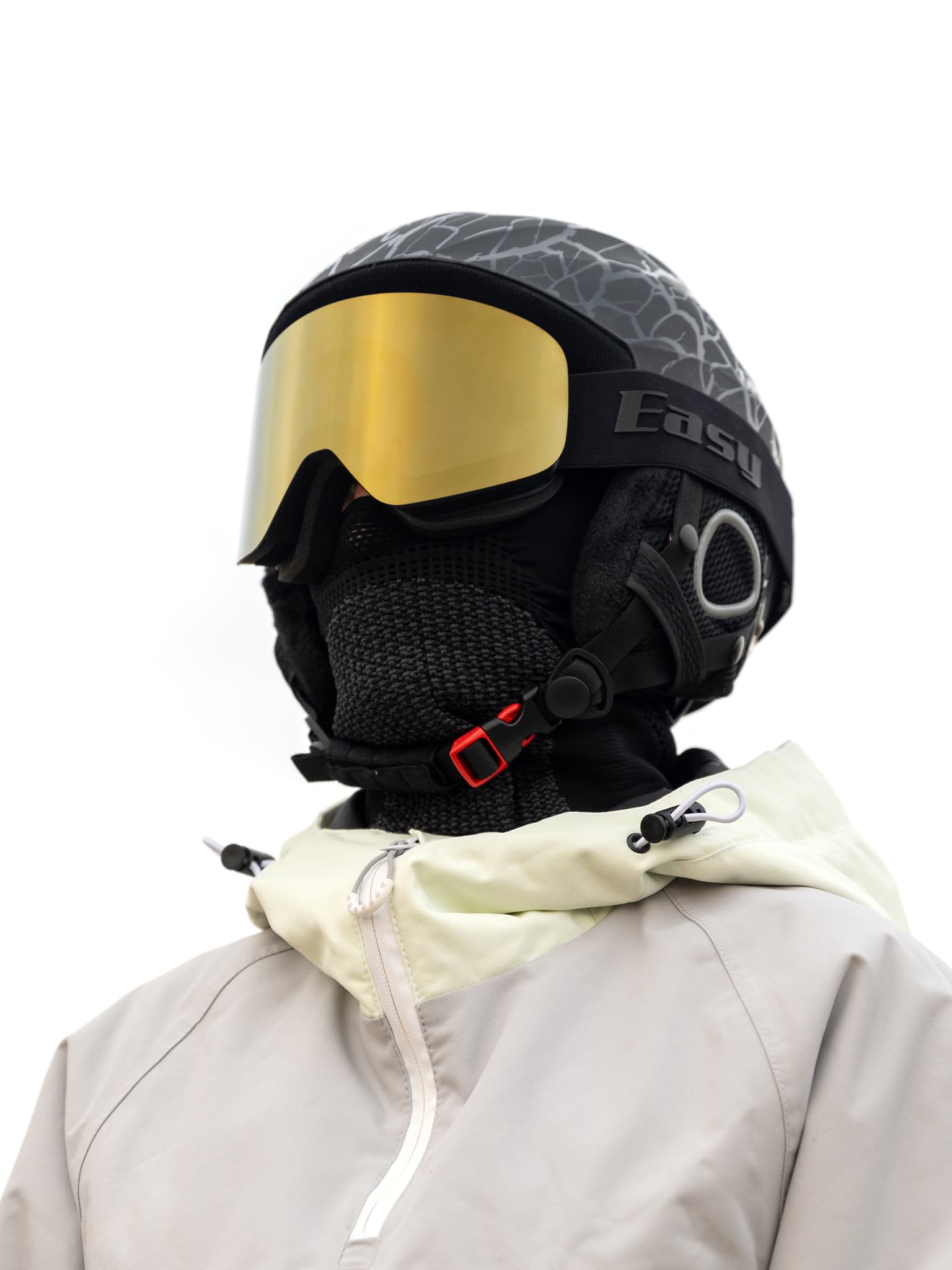 Маска горнолыжная EasyRider BLACK цвет золотой - Маски горнолыжные | iRide shop