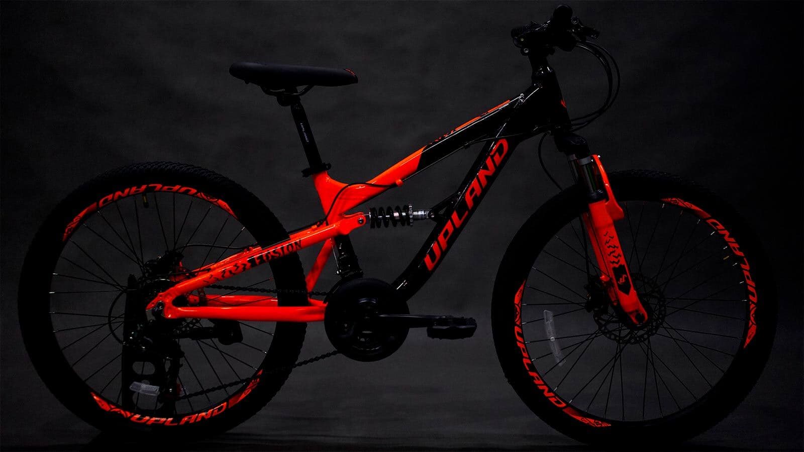 Upland Fusion 24" черно-оранжевый - Подростковые | iRide shop