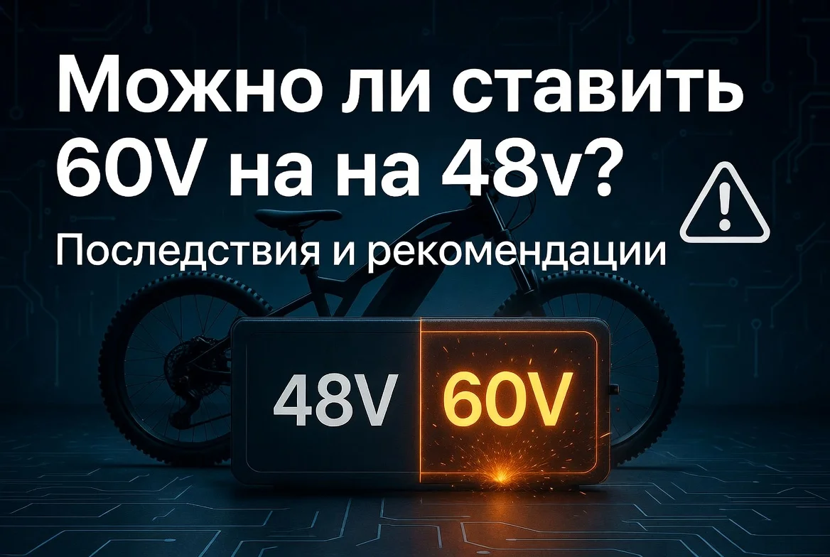 Можно ли ставить 60V аккумулятор на электровелосипед 48V: последствия, совместимость и рекомендации