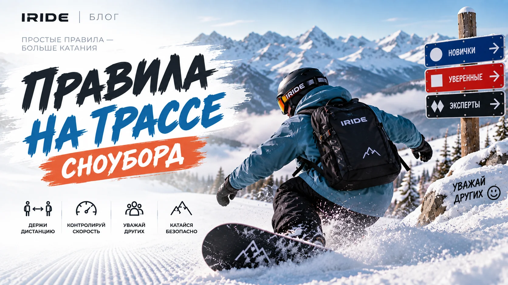 Правила поведения на трассе: 10 правил FIS для новичков