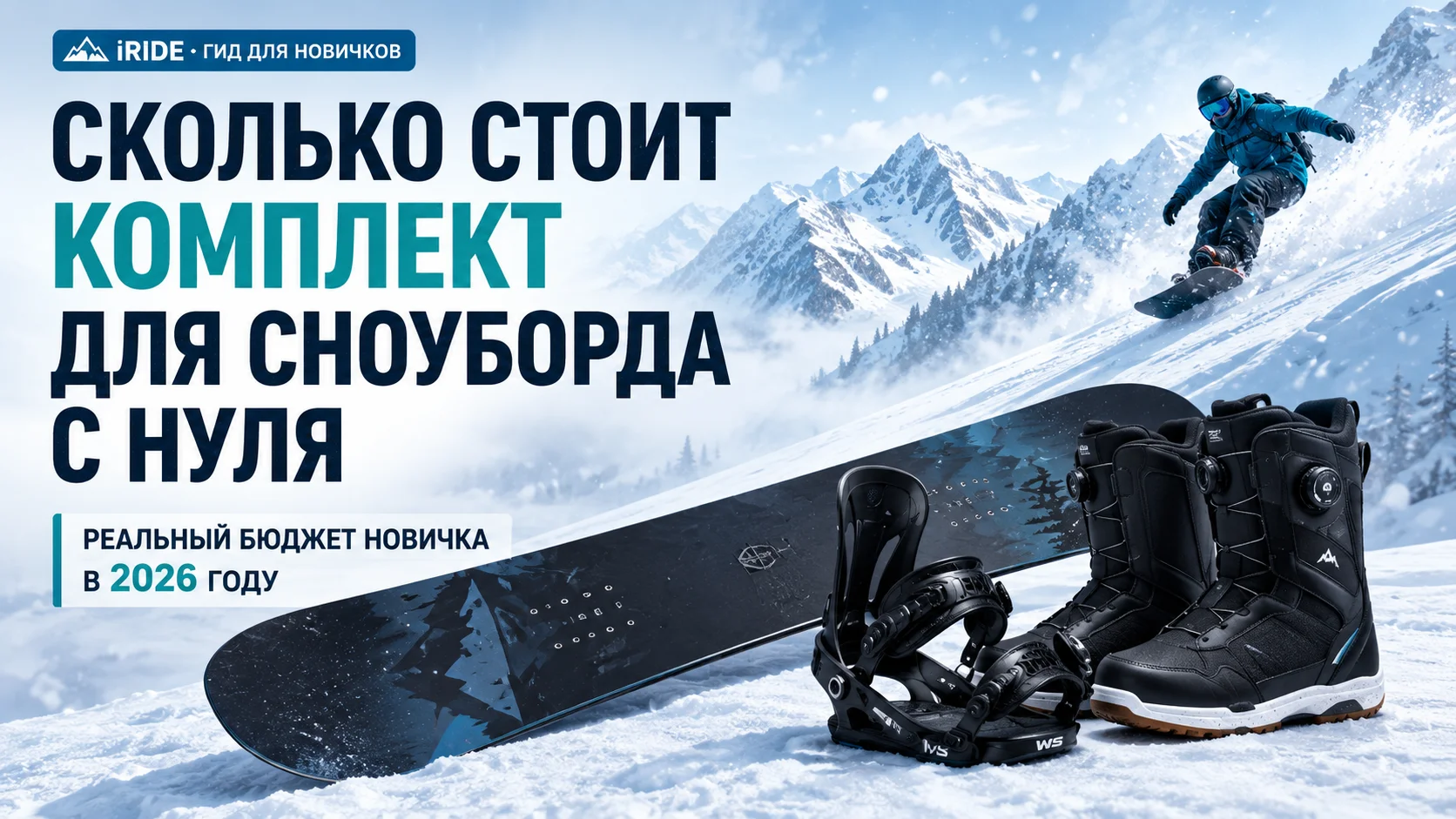 Комплект для сноуборда с нуля: реальный бюджет и что купить