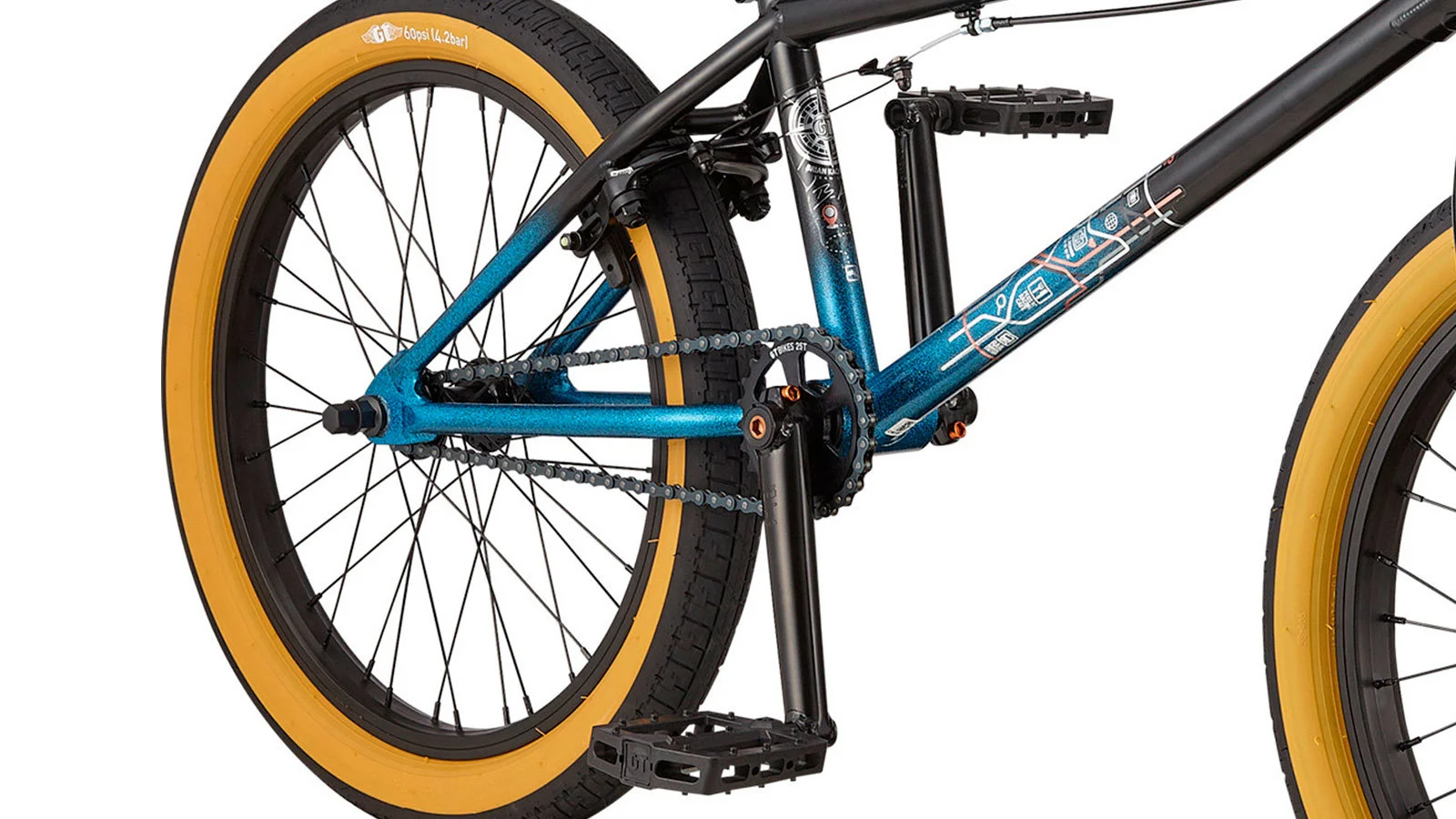 GT BK TEAM COMP 20.75" Черный глянцевый - BMX | iRide shop фото 5