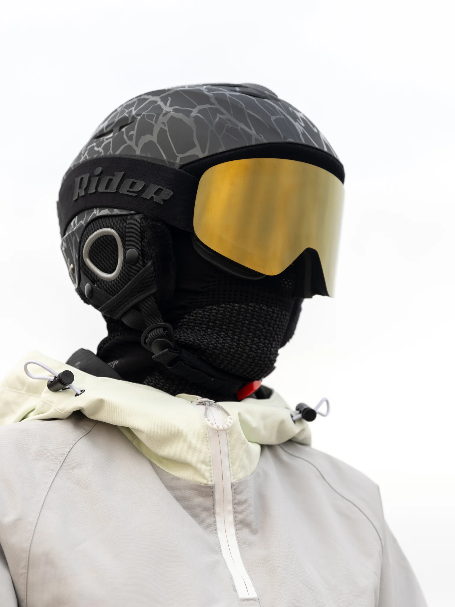 Маска горнолыжная EasyRider BLACK цвет золотой - Маски горнолыжные | iRide shop фото 3