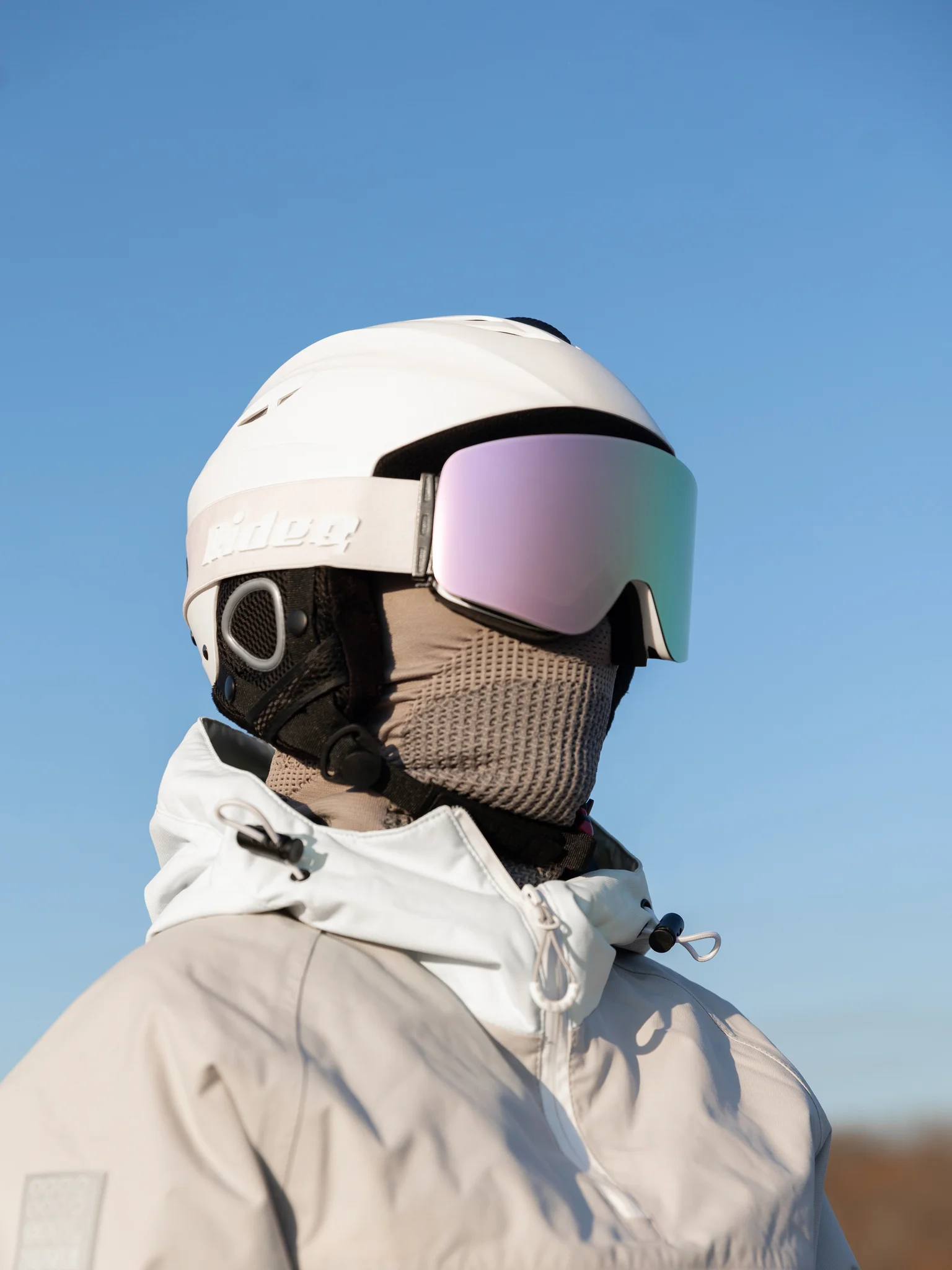 Маска горнолыжная EasyRider WHITE цвет фиолетовый - Маски горнолыжные | iRide shop фото 2