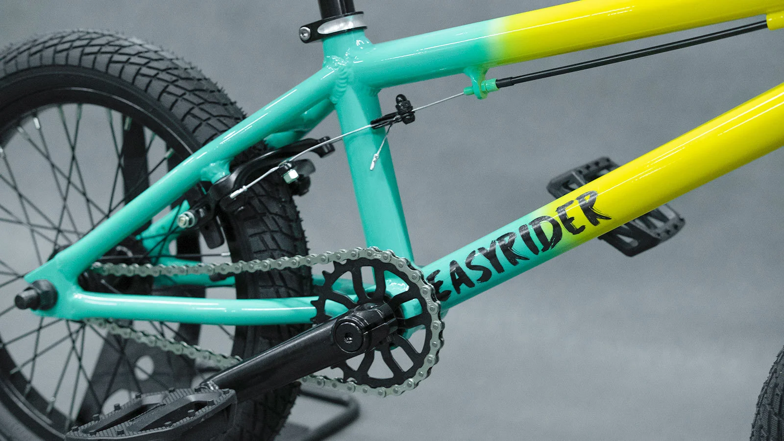 EasyRider 16" желтый/бирюзовый - BMX | iRide shop фото 6