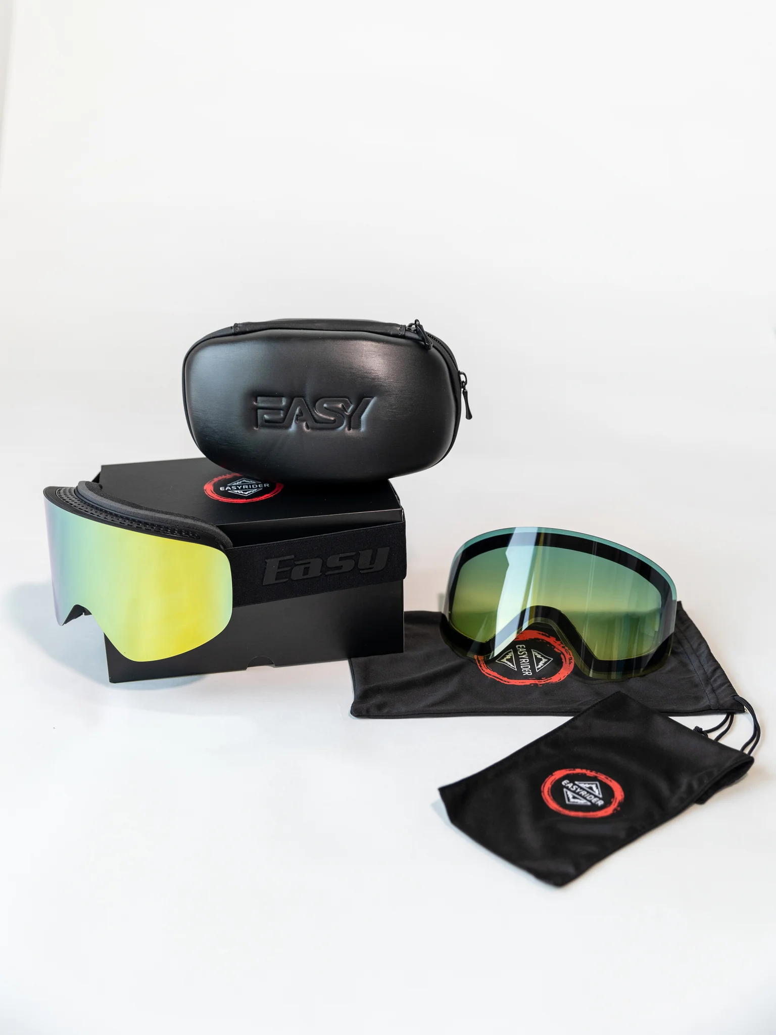 Маска горнолыжная EasyRider BLACK цвет желтый - Маски горнолыжные | iRide shop фото 6
