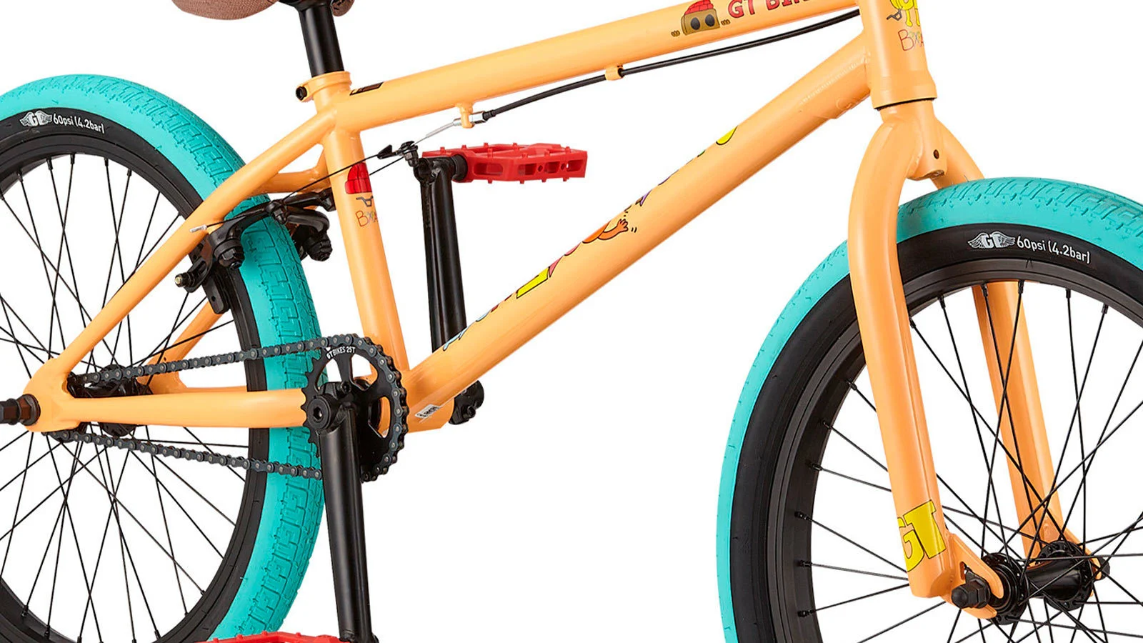 GT PERFORMER 20.5" желто-голубой - BMX | iRide shop фото 6