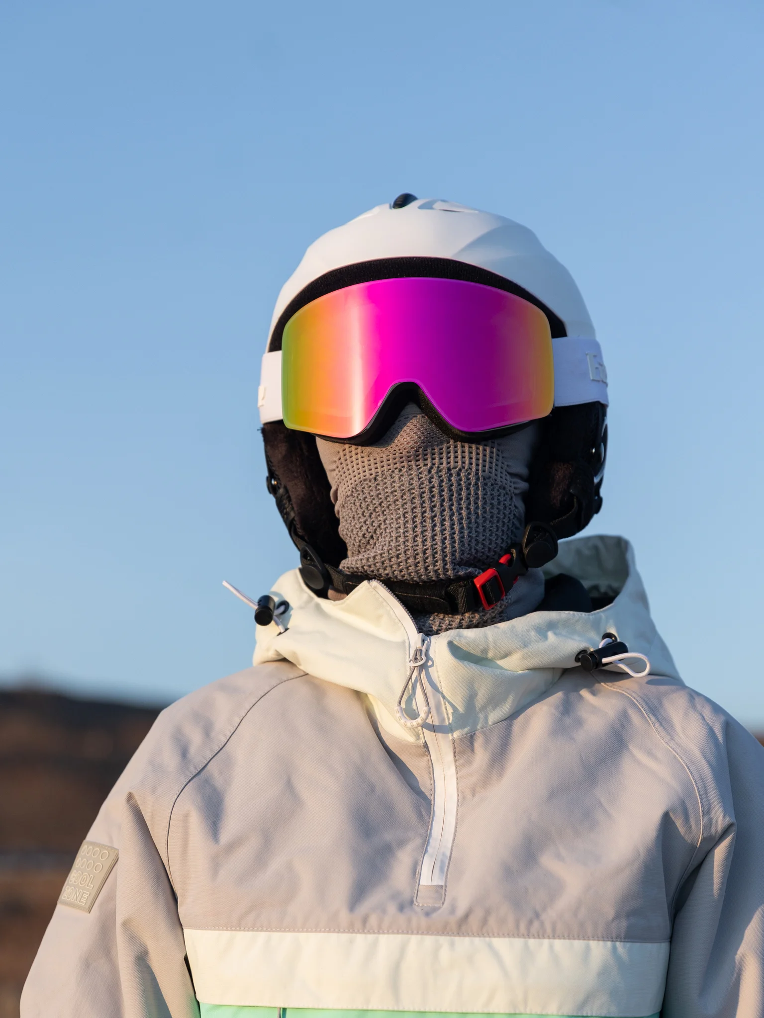 Маска горнолыжная EasyRider WHITE цвет розовый - Маски горнолыжные | iRide shop