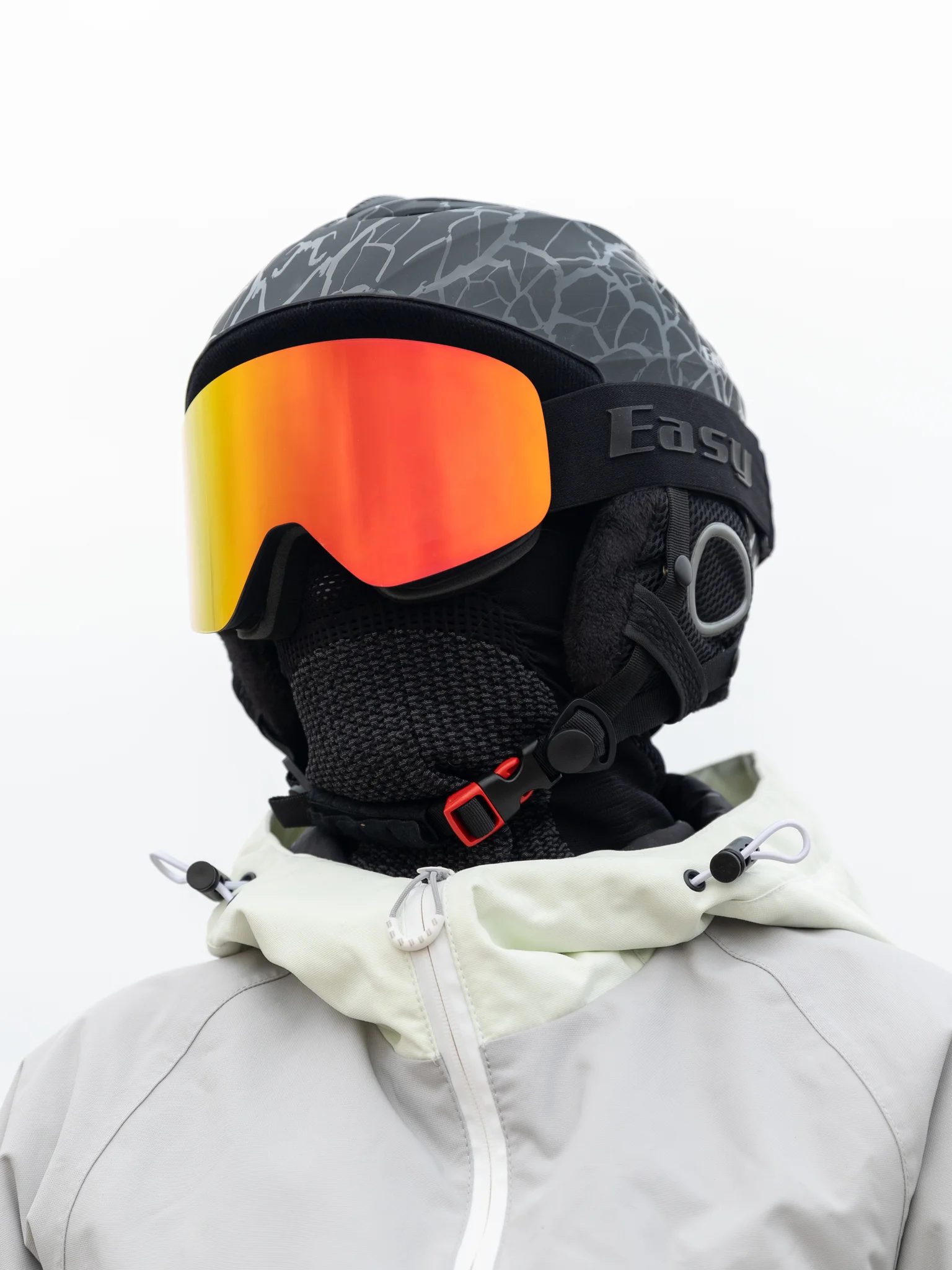 Маска горнолыжная EasyRider BLACK цвет Красный - Маски горнолыжные | iRide shop фото 2