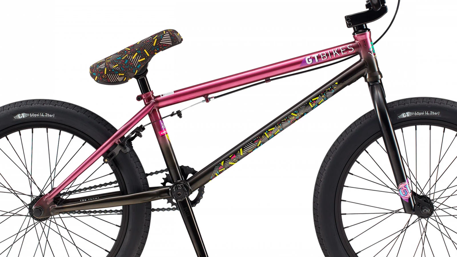 GT MERCADO TEAM 20.75" Черно-розовый - BMX | iRide shop фото 4