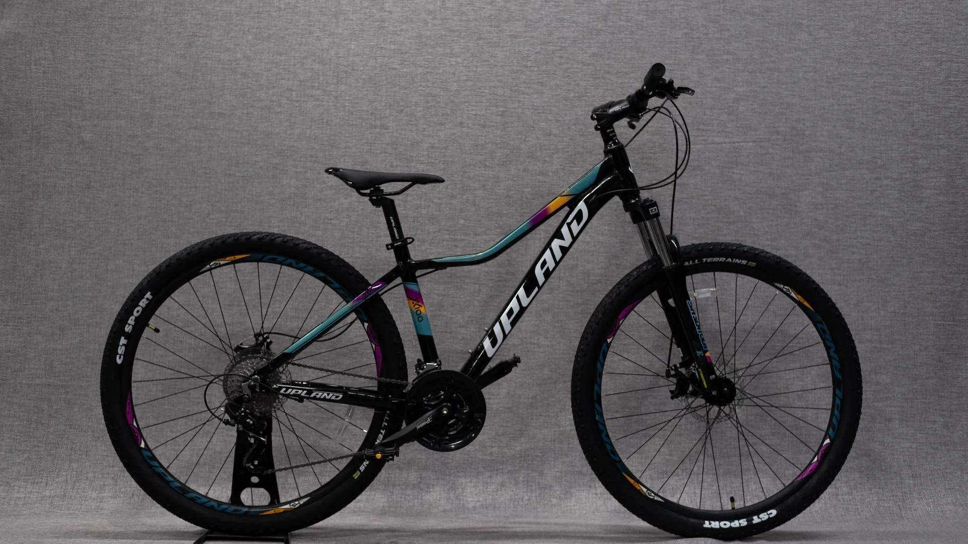 Upland X100 - 27.5" черно-голубой - Горные | iRide shop