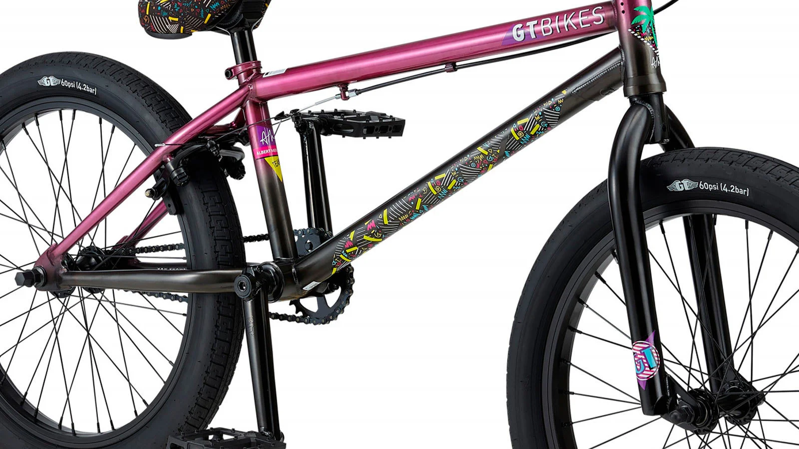 GT MERCADO TEAM 20.75" Черно-розовый - BMX | iRide shop фото 6