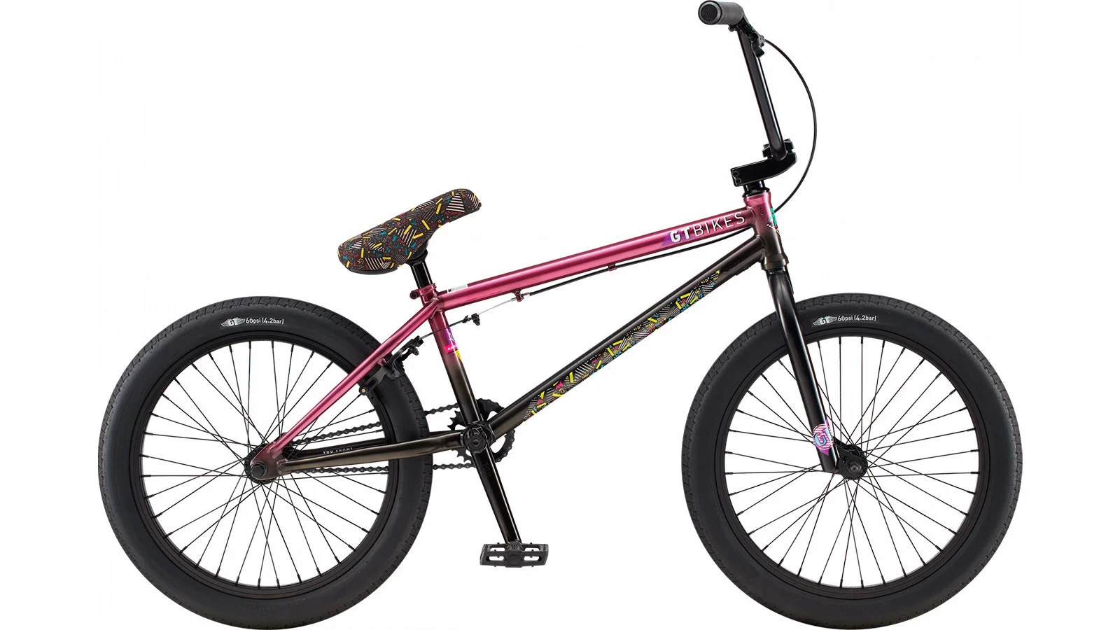 GT MERCADO TEAM 20.75" Черно-розовый - BMX | iRide shop