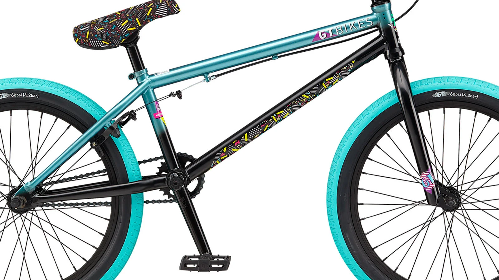 GT MERCADO TEAM 20.75 черно-голубой - BMX | iRide shop фото 4