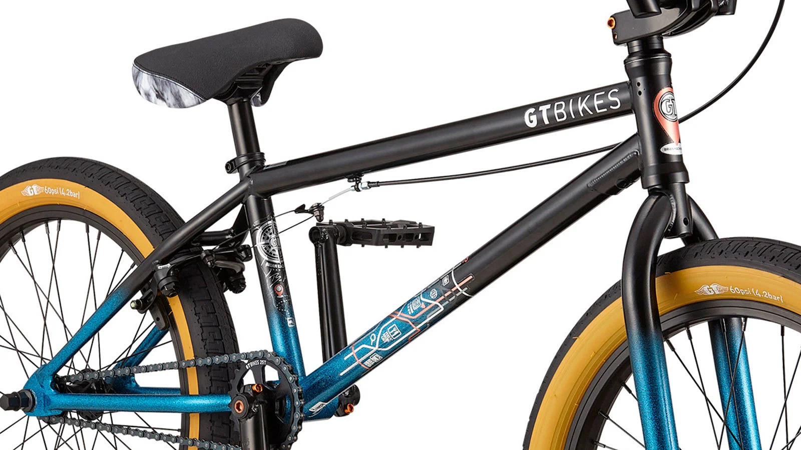 GT BK TEAM COMP 20.75" Черный глянцевый - BMX | iRide shop фото 4