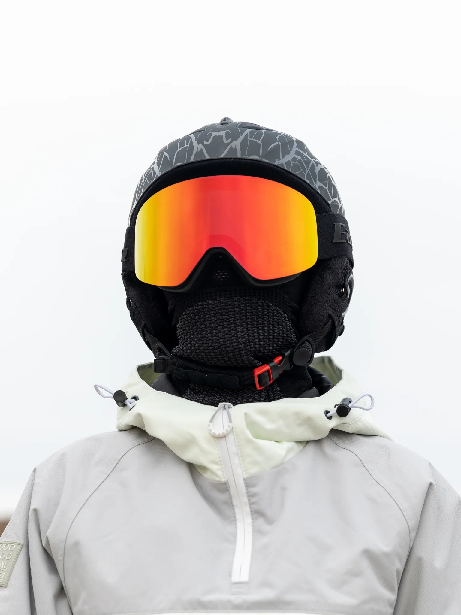 Маска горнолыжная EasyRider BLACK цвет Красный - Маски горнолыжные | iRide shop
