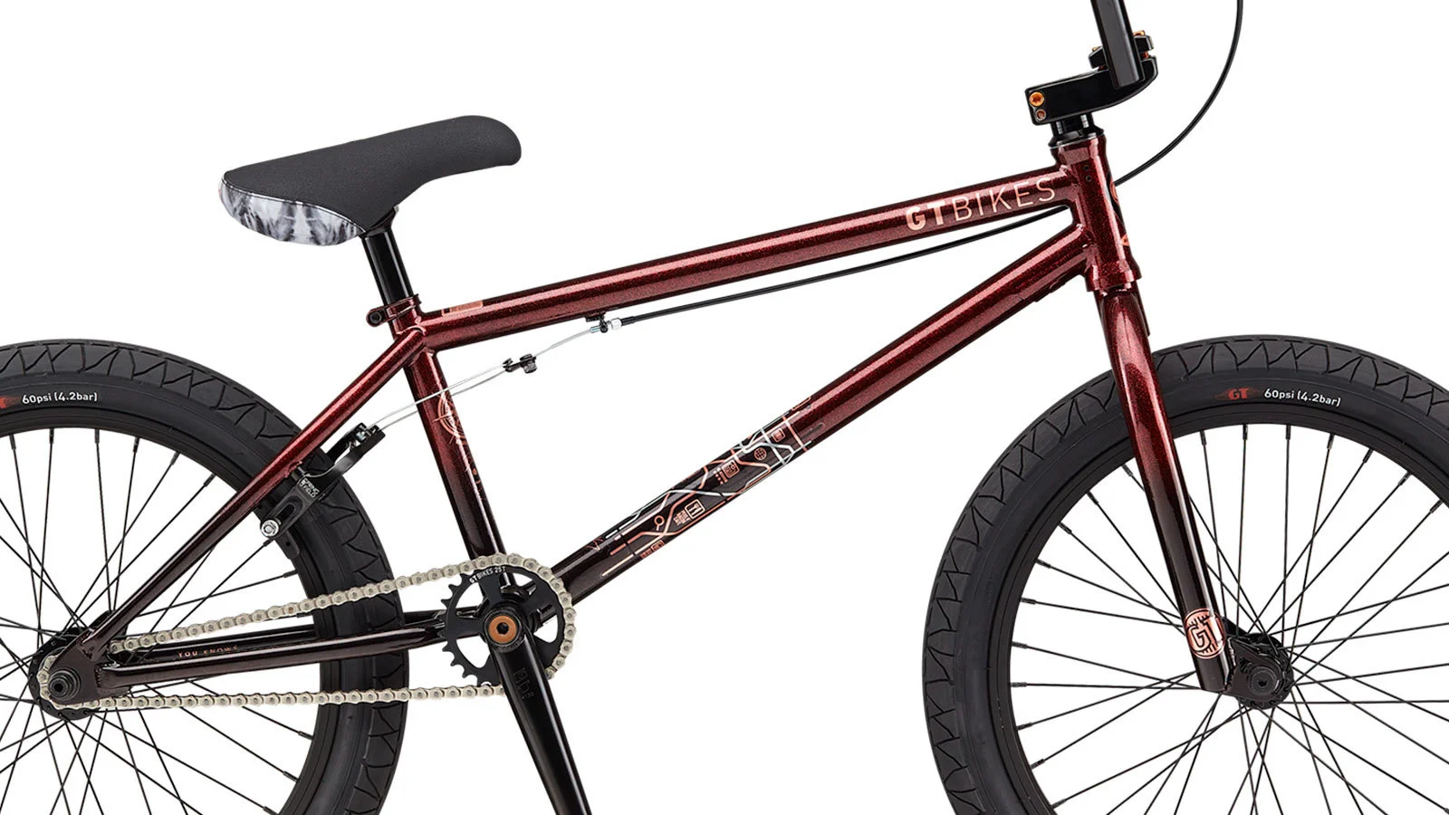 GT BK TEAM SIGNATURE 21" Шоколадный - BMX | iRide shop фото 4
