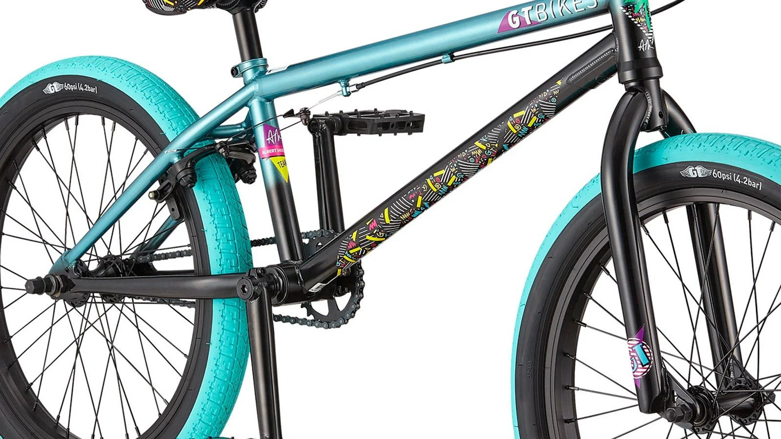 GT MERCADO TEAM 20.75 черно-голубой - BMX | iRide shop фото 6