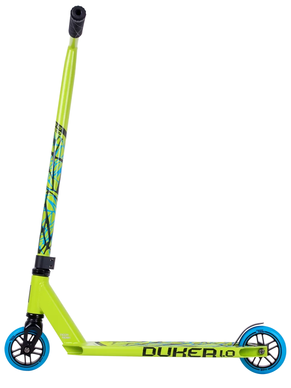 Трюковой самокат TechTeam Duker 1.0 Neon Green