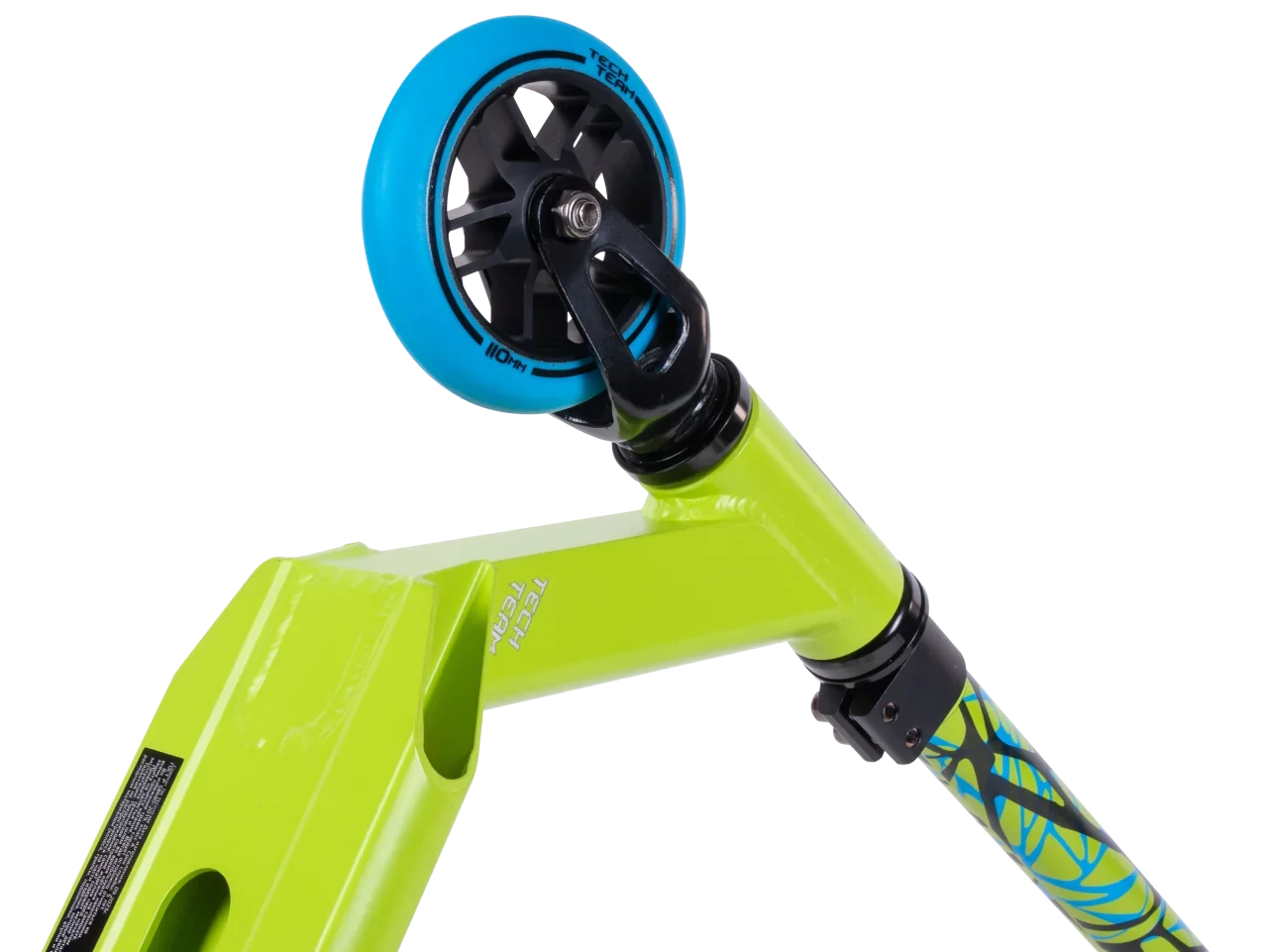 Трюковой самокат TechTeam Duker 1.0 Neon Green