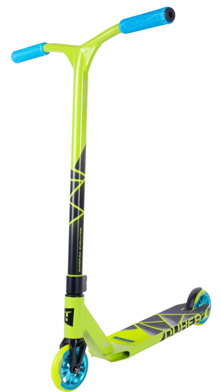 Трюковой самокат TechTeam Duker 2.0 Neon Green