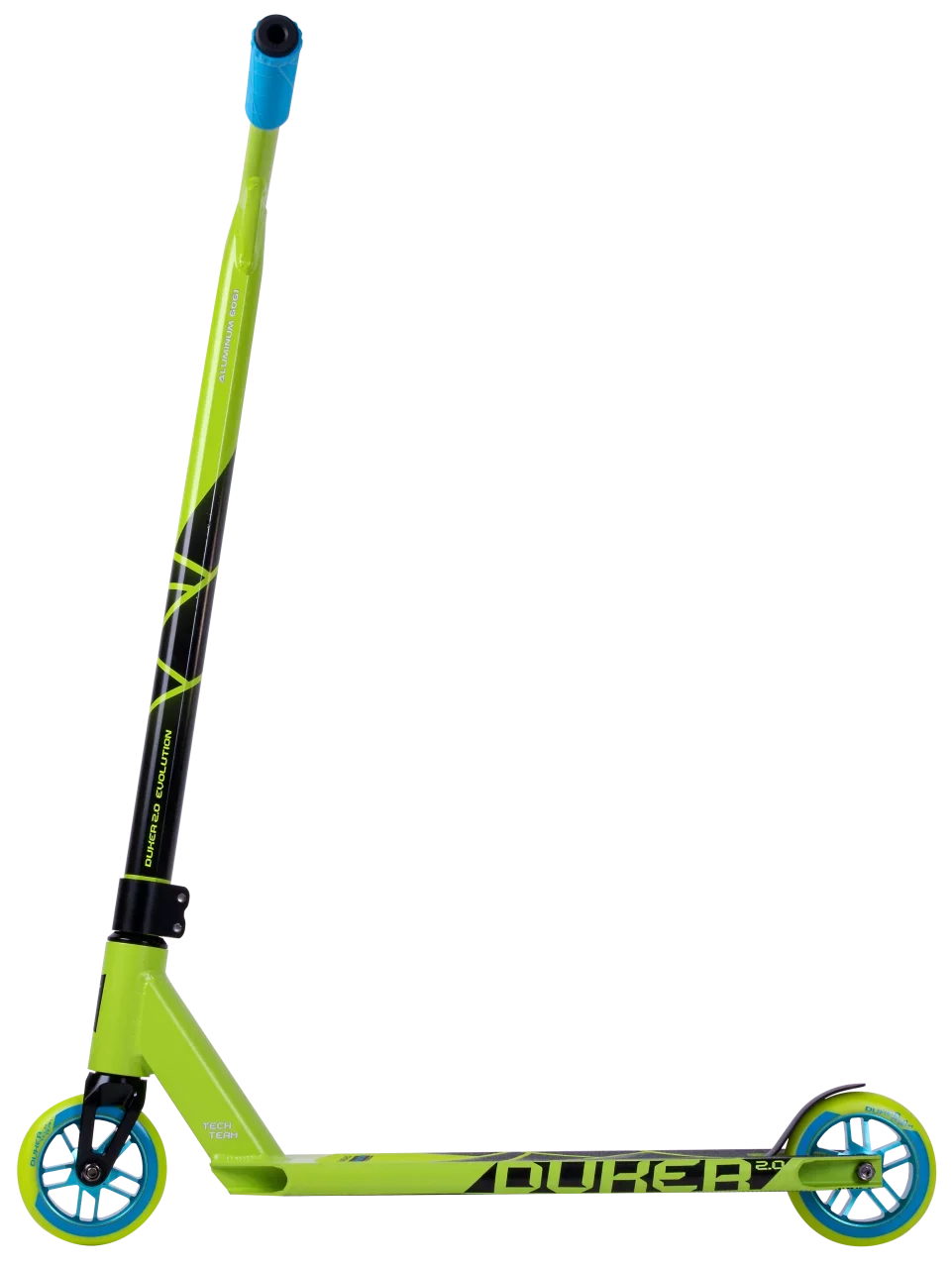 Трюковой самокат TechTeam Duker 2.0 Neon Green