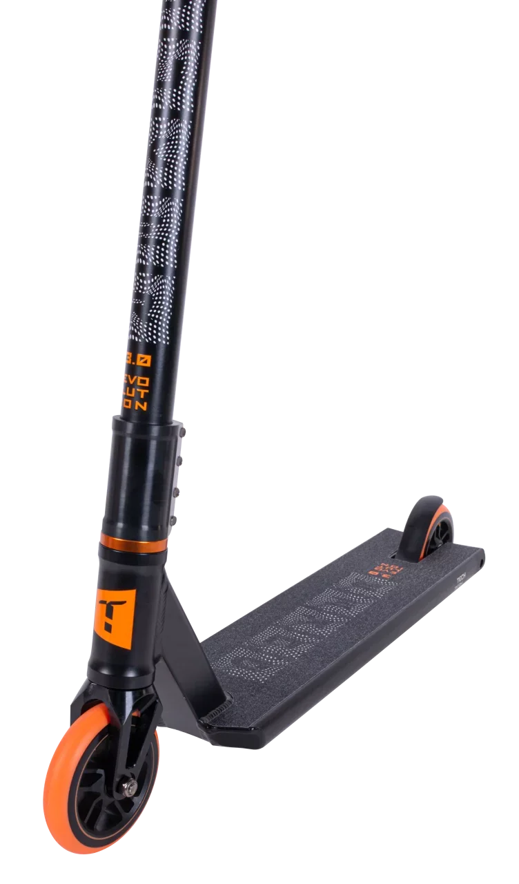 Трюковой самокат TechTeam Duker 3.0 Black Orange